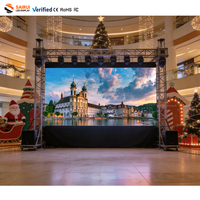 Panel LED Dinding Tahan Air HD P2.6 P2.9 P3.9 Layar LED Bergerak Sewa Video Wall LED Panggung Raksasa Iklan Luar Ruangan Layar LED