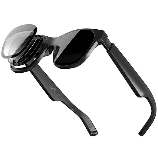 XREAL Air 2 Pro AR Glasses 46° FOV 130" 120Hz HD Display True Colors Cinematic Sound All-Day Comfort Smart AR Glasses