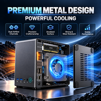 Mini PC AMD Ryzen 7 6800H DDR5 M.2 PCIe 4.0 SSD, ordinateur de jeu mini, double écran 4K, Windows 11, Ordenador Mini PC Gamer