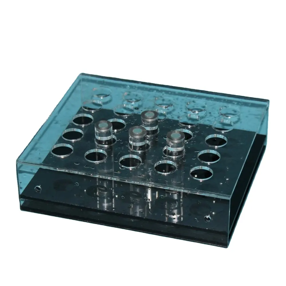 Akrilik Bening/Plastik Test Tube Rack