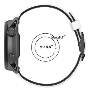 Bracelet de montre souple officiel confortable pour <span class=keywords><strong>APEX2</strong></span> Durable pour Coros Pace 3 Bracelet de montre intelligent en silicone souple et confortable - Product Image 3