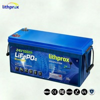 Batterie de chariot élévateur électrique 24V 100AH à technologie LFP avancée, sans entretien, large plage de température, pour chariot élévateur à quatre roues
