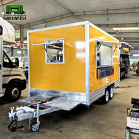 Camions alimentaires à vendre en Chine Cargo Concession Remorque Café Remorque Food Truck Restaurant Mobile Food Truck Bbq