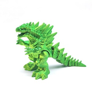 Modèle Godzilla 3D imprimé personnalisable en gros avec articulations mobiles, OEM, animaux et dinosaures en plastique pour enfants - Product Image 2