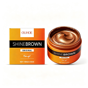 Crema Bronceadora Ouhoe Shine Brown, Bálsamo para el Cuidado del Bronceado, Textura Suave para el Cuidado Diario de la Piel, Servicio de Etiqueta Privada OEM - Product Image 2