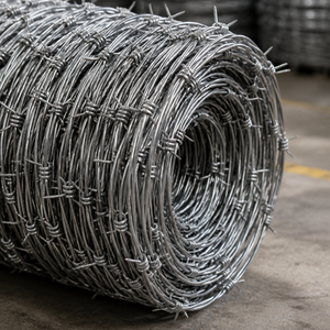 <span class=keywords><strong>Fil</strong></span> <span class=keywords><strong>barbelé</strong></span> galvanisé, calibre 14, calibre 16, double brin, haute résistance, rouleau de 50 m, 100 m, 200 m pour clôture agricole - Product Image 6