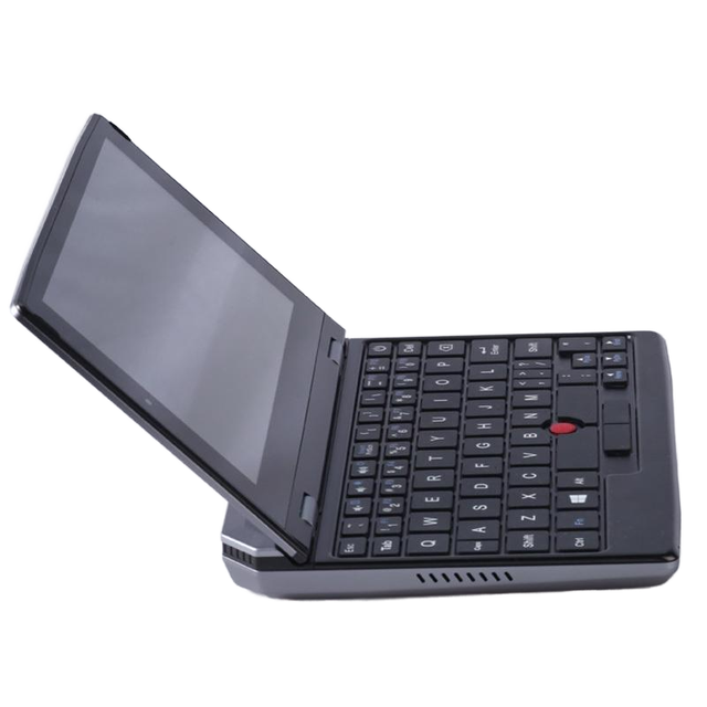Newest Portable Mini Laptop Win11 N100 4 Core 7 Inch Touch Screen 16Gb Ram Gray Intel Celeron Business Office Use Metal SSD