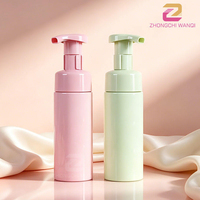 Flacon pompe mousse PET cylindrique 50ml 100ml 120ml 150ml 200ml pour nettoyant visage, distributeur de mousse, emballage cosmétique