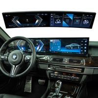 Écran LCD double incurvé de 15,8 pouces, tableau de bord, autoradio Android, lecteur Carplay pour BMW Série 5 NBT F10 F11 F18 2011-2017