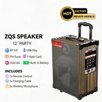 Subwoofer Portátil de Alta Potencia 40W Altavoz RGB para Karaoke y Fiestas en Casa con Micrófonos Dobles Mini Altavoz KTV de Fábrica