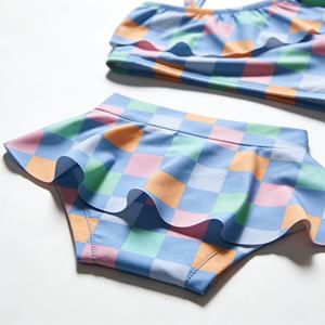 Maillots <span class=keywords><strong>de</strong></span> <span class=keywords><strong>bain</strong></span> pour filles, 2 pièces, UPF 30/50, doux pour la peau, séchage rapide, maillots <span class=keywords><strong>de</strong></span> <span class=keywords><strong>bain</strong></span> pour tout-petits, été, plage, piscine, service <span class=keywords><strong>de</strong></span> vente en gros OEM personnalisé - Product Image 4