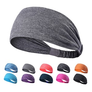Customized Moisture Wicking Stretchy Athletic Headbands <strong>Head</strong> <strong>Wrap</strong> for Men Women Running,Cycling,Football,Yoga - Product Image 2