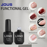 Vernis à ongles vegan longue tenue sans HEMA, base et top coat gel TPO 15ml, haute brillance, sans résidu, marque privée