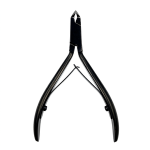 Professional Stainless Steel Cuticle Nipper Cutter Black Plasma Finish GETUP BROSONS IMPEX GBI-NC-2502 for Manicure/Pedicure - Product Image 1