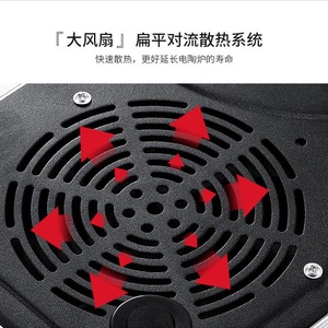 Wilpor Mini Induction Cooker 2000W Electric Heating Portable Hot Plate For Home Use - Product Image 3