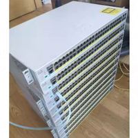 Cisco Switch 24 Gigabit Ports WS-C2960L-24PS-LL Network Switch dengan Fitur 10/100/1000 Ethernet 195W PoE+ Fungsi SNMP QoS