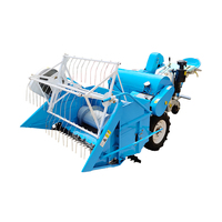 Moissonneuse-batteuse de grains de riz pour l'agriculture Mini moissonneuse-batteuse de blé Tracteur à pied Fèves de soja Machine à moissonner