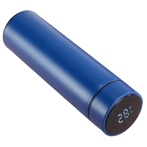 Bouteilles d'eau intelligentes thermiques numériques en acier inoxydable 304 isolées de 500 ml, sans BPA, avec logo personnalisé - Product Image 1