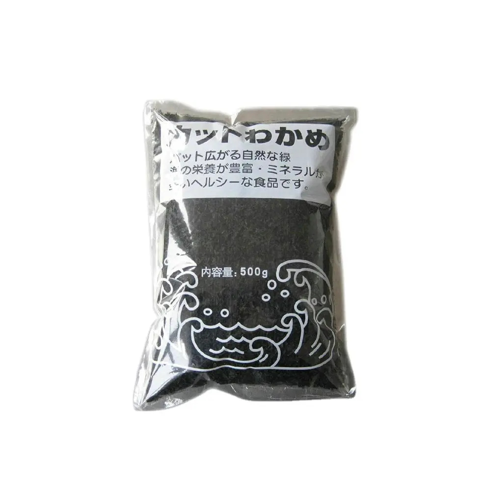 HN Wholesale HALAL Quality Frozen Chinese Seaweed Salad Sliced Nori Wakame Laver Seasoned Flavored Fresh Restaurant Packed Bag