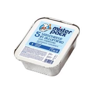 MISTERPACK - LOT DE 5 BARATTES AVEC COVER EN ALUMINIUM 1 PORTION - Product Image 1
