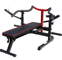 Banc de musculation pliable en acier pour usage commercial, idéal pour les exercices de sit-up