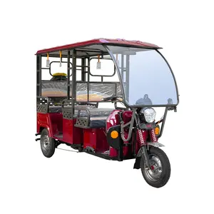 Tricycles électriques Passagers 900W 48V 3.50-12 Pneus avant et arrière Tricycle électrique avec certification CE