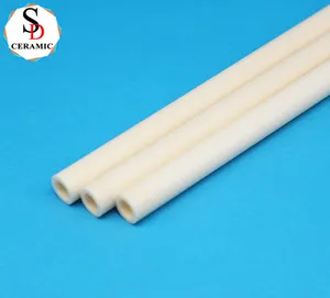 High Quality Wholesale Cheap Alumina Ceramic Tube Ceramic Sheath Protection Tube Al2o3 Alumina Ceramic Sheath Protection Tube