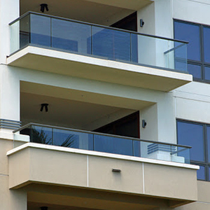Outdoor balcony railing tempered and laminated glass price cheap exterior staircase railing fence tempered de vidr - Product Image 2