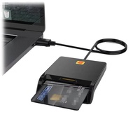 Top Seller Portable SD TF SIM CAC Card Reader ISO 7816 Credit Smart IC Chip ID Card Reader