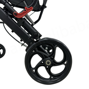 Fauteuil roulant manuel en aluminium léger CA881, pliable et personnalisé, pour la physiothérapie des patients - Product Image 2