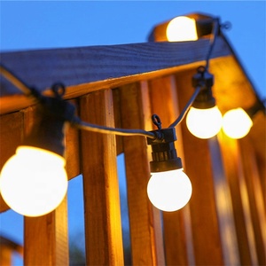 Kommerzielle Qualität anschließ bare weiße Farbe Outdoor Home Patio Party Vintage Dekor Led <span class=keywords><strong>Festoon</strong></span> G50 Lichterketten - Product Image 1