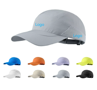 Casquettes de sport légères en nylon 60g à fixation rapide, avec visière étendue, respirantes, imperméables, à séchage rapide, extensibles et rafraîchissantes
