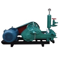Pompe à boue à piston triplex BW450 450L/min, électrique ou diesel en option, pour les travaux de forage et d'exploration géologique