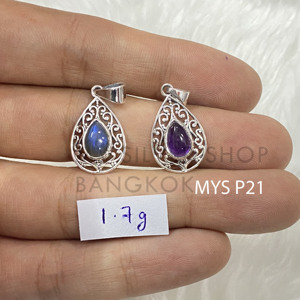 จี้อัญมณีอัญมณี925ช่างฝีมือด้วยการออกแบบโดยช่างฝีมือ - Product Image 1