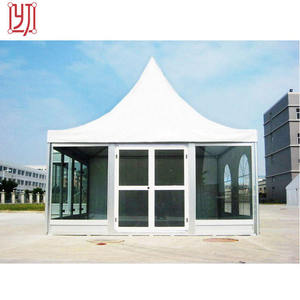 Tentes de réception de luxe blanches de haute qualité pour événements et salons professionnels, 3x3, 4x4, 5x5 - Product Image 5