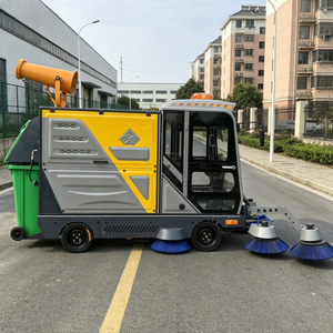 Balayeuse électrique de voirie avec largeur de nettoyage de 3000 mm, 7 brosses, bras flexible, <span class=keywords><strong>machine</strong></span> à balayer les trottoirs - Product Image 1