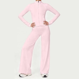 Completo <span class=keywords><strong>Sportivo</strong></span> da Donna Traspirante e Delicato sulla Pelle, Disponibile in Vari Colori per Allenamento <span class=keywords><strong>Sportivo</strong></span> e Yoga, Set 3 Pezzi - Product Image 2