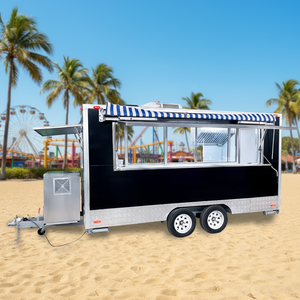 Fabricant de remorques carrées pour la vente de nourriture en rue, chariots de restauration mobiles, camions à hamburgers, food trucks, caravanes - Product Image 1