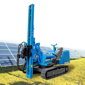 crawler type hydraulic photovoltaic piling machine drilling pile drivers machine suppliers