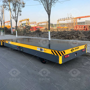 Gerobak Transfer Datar Bertenaga Baterai Beban Maksimum 4 Ton dengan Kemudi Semua Roda - Product Image 2