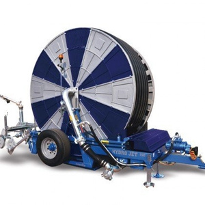 Système d'irrigation à enrouleur de tuyau durable avec bras de flèche réglable et grand pistolet de pluie pour les grandes exploitations - Product Image 1