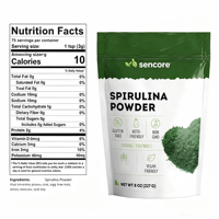 Complément alimentaire en poudre de spiruline - Riche en vitamines, minéraux et fibres alimentaires