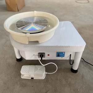 Torno de Cerámica Manual de Mesa de 9.8 Pulgadas con Motor, Semiautomático, de Alta Precisión, para Cerámica DIY - Product Image 3