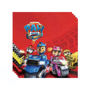Juego de vajilla de papel desechable con tema de <span class=keywords><strong>patrulla</strong></span> de dibujos animados, suministros para fiesta de <span class=keywords><strong>cumpleaños</strong></span>, platos, tazas, manteles, decoraciones - Product Image 5