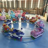 Train électrique pour enfants de parc d'attractions, certifié CE, 7 places, utilisation intérieure/extérieure