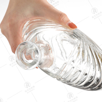 Fournisseur d'usine Offre Spéciale forme unique 500ml 750 ml bouteilles de vodka whisky créatives bouteilles de vin en verre