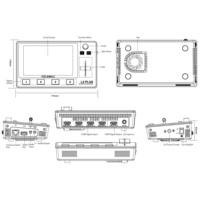 FEELWORLD L2 PLUS Mezclador de pantalla táctil profesional 5,5 "LCD PTZ Control Chroma Key USB3.0 Conmutador de video Transmisión en vivo OEM