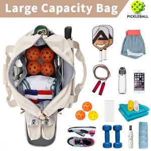 Free sample OEM/ODM Service Large Capacity Custom Multi Functional <b>Tote</b> <b>Bag</b> for Women <b>with</b> Shoe <b>Compartment</b> Pickleball <b>Bag</b> - Product Image 5