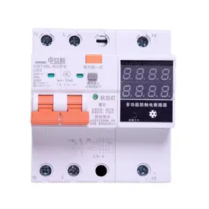 Leakage Protection Against Electric Shock Current-voltage Display Multi-function Leakage Circuit Breaker