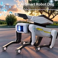 Hochwertiger Intelligenter Roboter-Hund Spielzeug mit Fernbedienung und Programmierung, Künstliche Intelligenz für Kinder, Mechanisches Hundemodell für Jungen